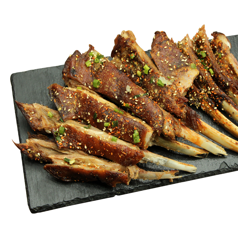 伯贤手抓羊排肋排羊肉烧烤半成品菜新鲜现杀400g即食食材
