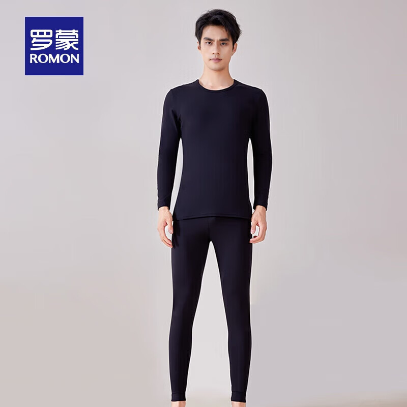 PLUS超级补贴500-50： 领500-49 罗蒙 含羊绒圆领保暖内衣套装，任选2件【99】 - 线报酷
