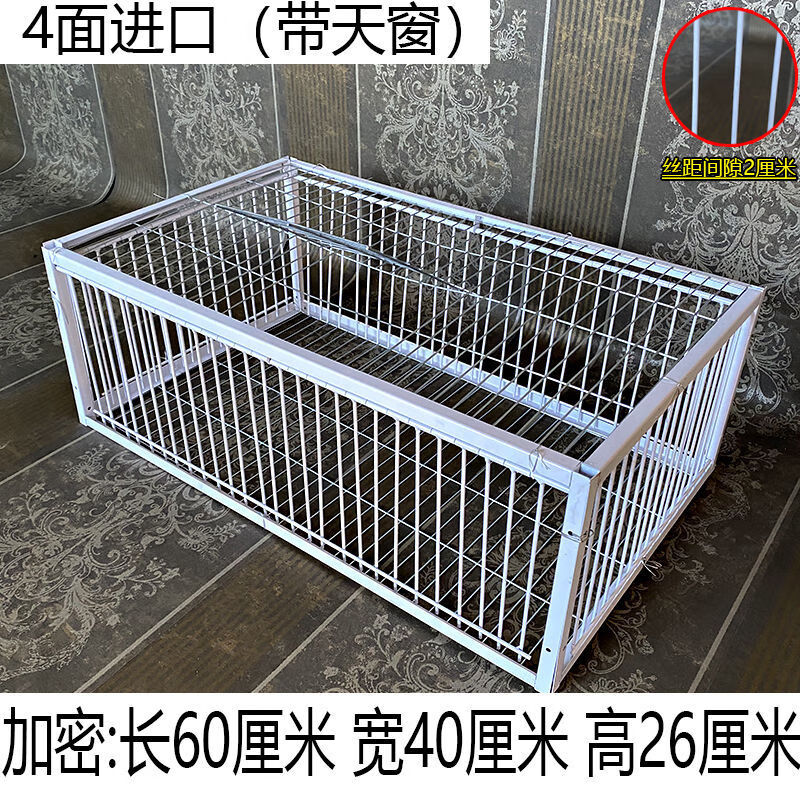 HKPZ信鸽天落笼加密只进不出鸽子笼户外鸽子笼全自动收鸽笼鸟笼 加密长60宽40高26（4面进口）+扎属于什么档次？