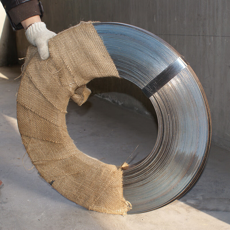 钢带铁皮打包带 烤蓝打包带19mm铁皮带 50公斤 镀锌打包带 烤蓝 一斤