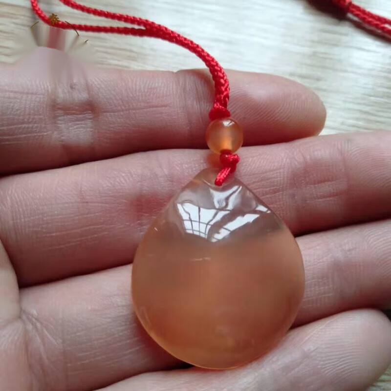 尊首项链 青鱼石鱼惊石吊坠纯手工制作无裂已 青鱼石吊坠