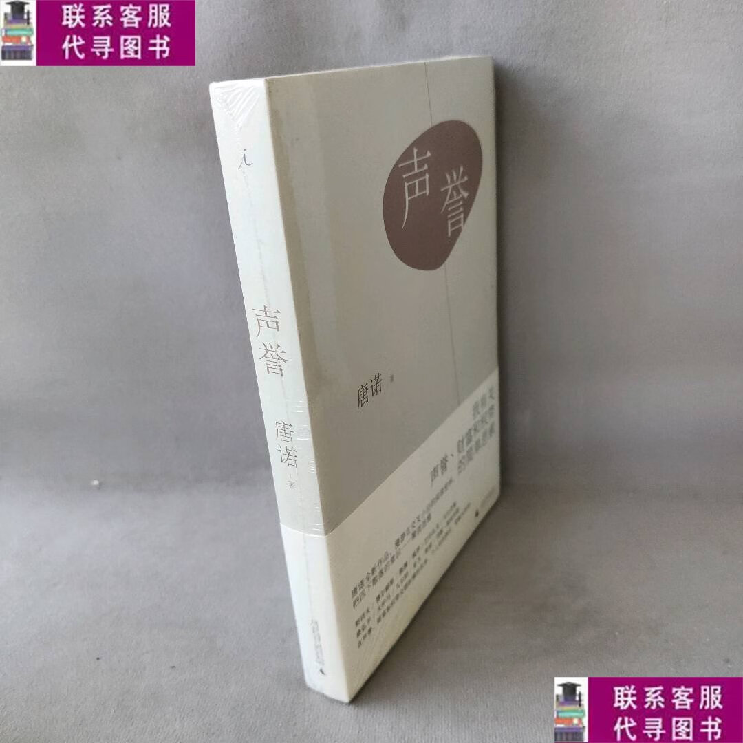 【二手9成新】声誉 /唐诺 广西师范大学出版社