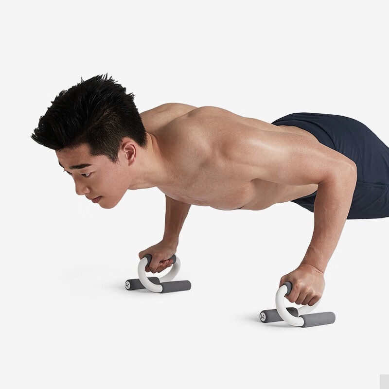 Keep S型俯卧撑支架辅助健身腹肌速成型男锻炼胸肌家用训练 白色