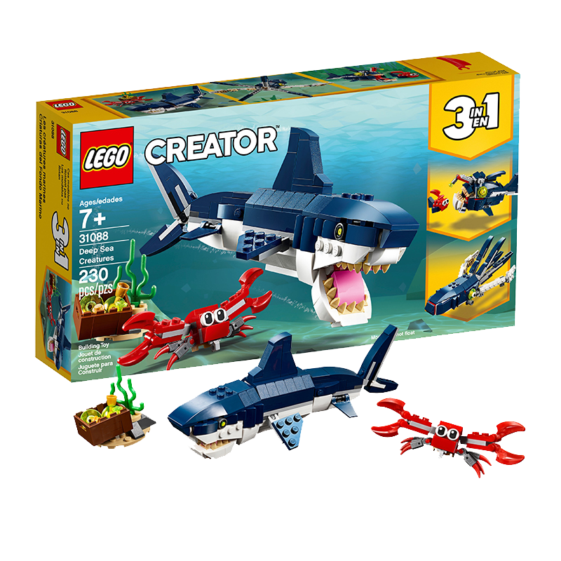 LEGO 乐高 Creator3合1创意百变系列 31088 深海生物