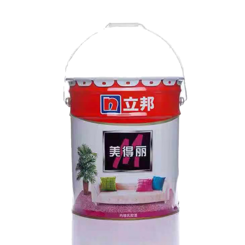 立邦漆美得丽内墙乳胶漆墙面漆家用防霉涂料自刷室内水漆17升 美得丽