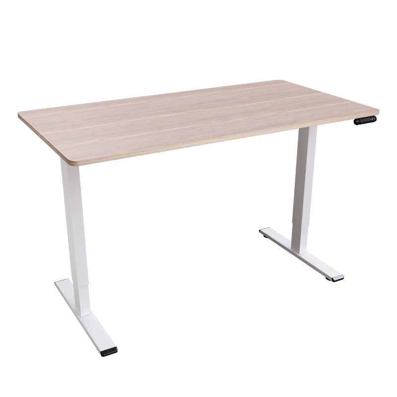 乐歌(Loctek)E2升降桌腿 人体工学站立办公电动升降桌学习桌亲子桌站着办公升降平台厂家直送白色