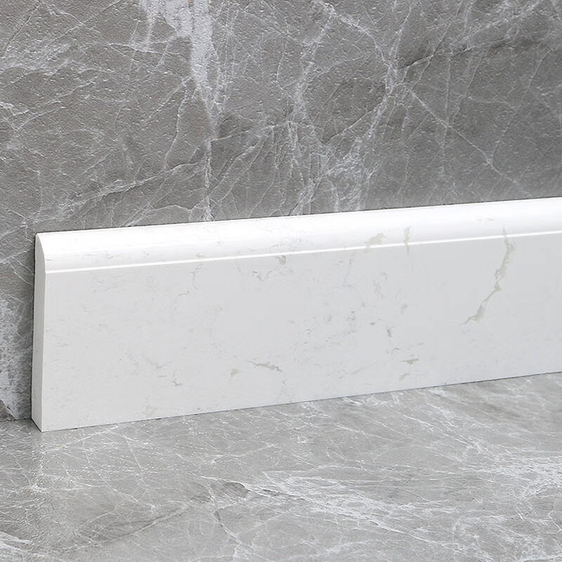 山头林村大理石踢脚线 轻奢高端大理石踢脚线客厅石材灰色玉石地脚线