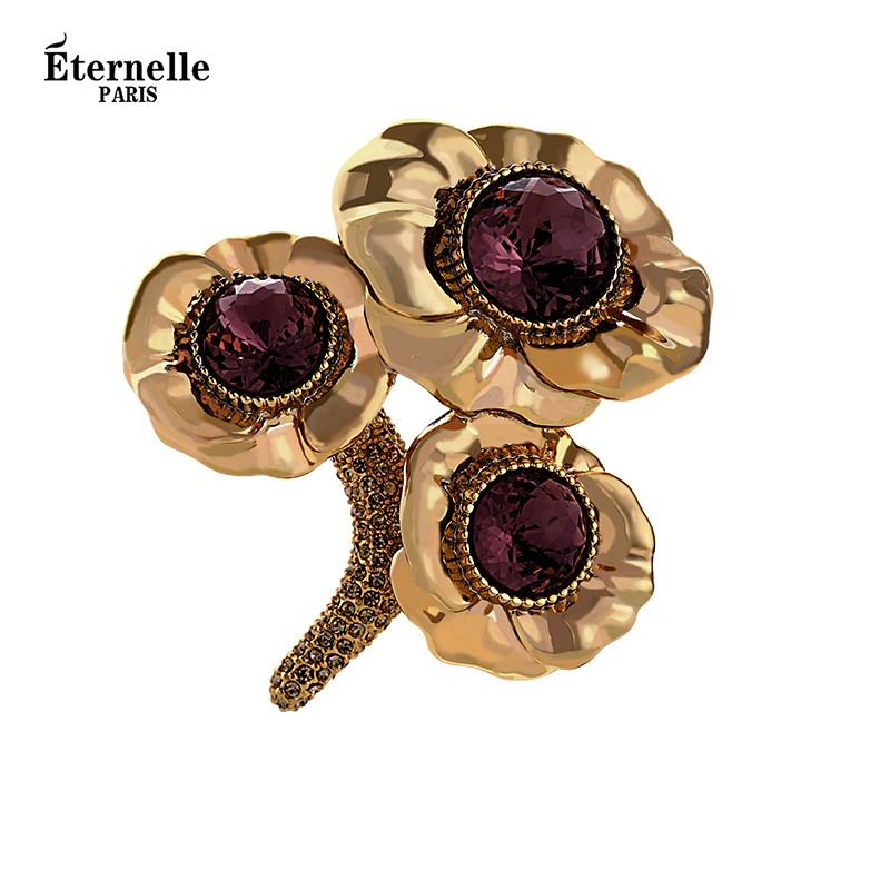 eternelle法国永恒原创复古设计胸针高档配饰2024年新款优雅胸花领针