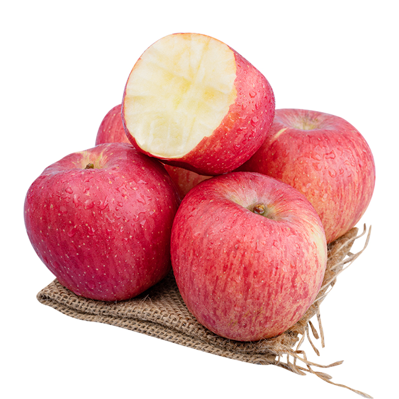 金三源正宗洛川红富士苹果 大果整箱 时令生鲜水果 富含蛋白质膳食纤维素是健康低脂健身好食材 75mm-80mm果彩箱装（净果4.5斤）