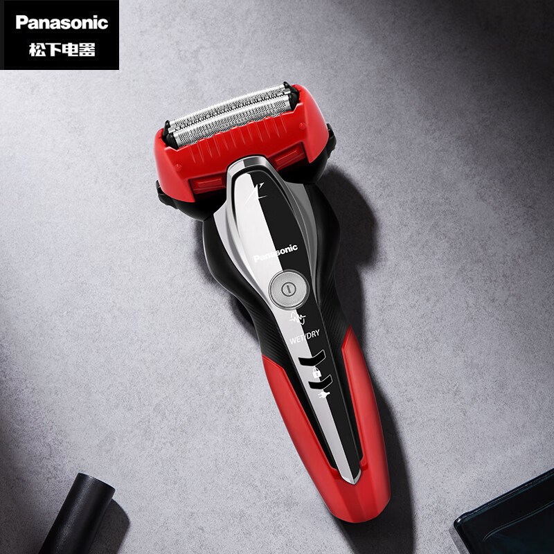 松下（Panasonic）电动剃须刀刮胡刀进口机身 米兰系列 ES-ST3Q-R