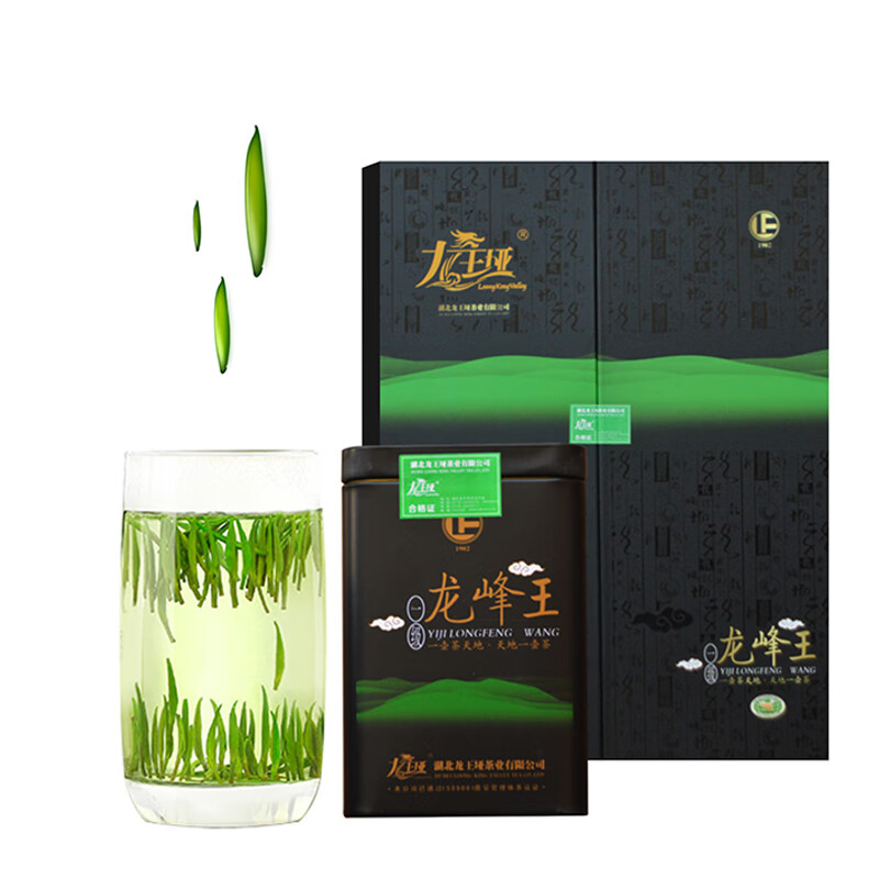 龙王垭(loongkingvalley)高山绿茶2023明前茶揉箭茶叶200g礼盒装