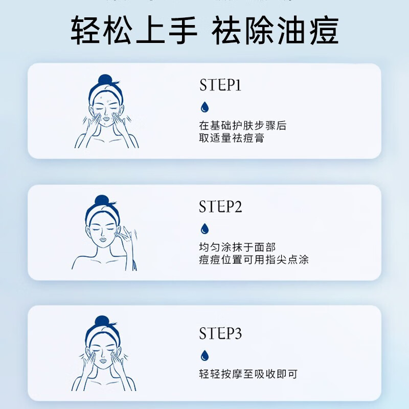 NHFOUYOU祛痘膏淡化痘印痘坑修复男女士改善粉刺闭口去痘痘和痘印 一盒【三盒一周期】买2盒 發3盒