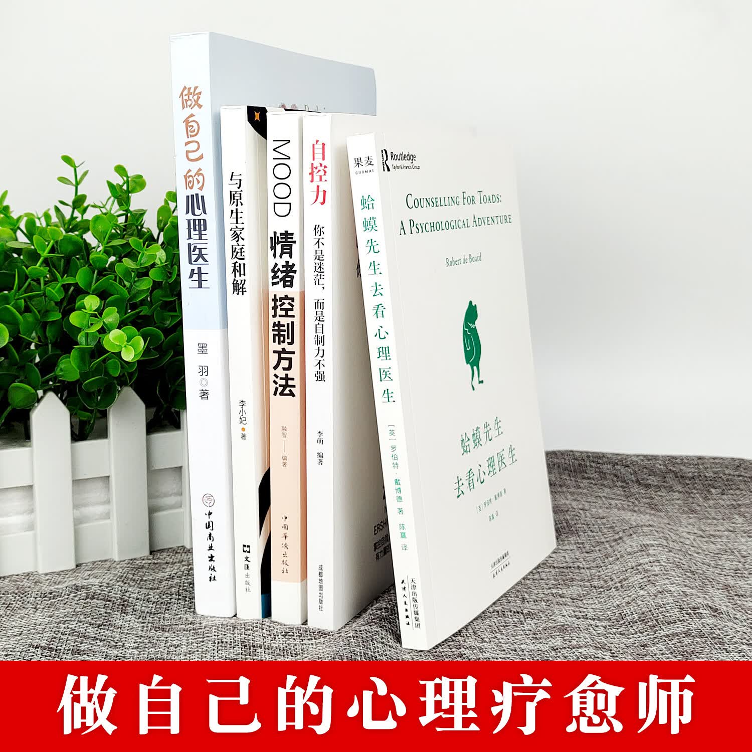 正版10册 蛤蟆先生去看心理医生做自己的心理医生静心自控力心理学入门基础书籍癞蛤蟆哈蟆嗼哈莫哈玛哈马哈