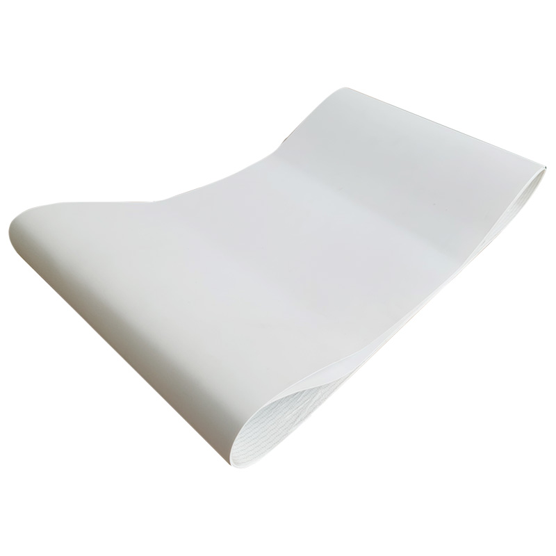 定制pu透光皮带半透明输送带小型白软平面光检测安检机环形工业传送带