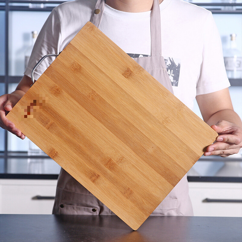 星阔秋 切菜板家用实木竹制砧板厨房案板擀面板和面板宿舍小占板粘板 轻便型水果板（28X20X1）