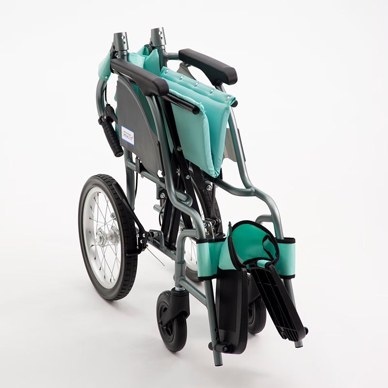 日本品牌超轻代步车折叠轻便携带车载铝合金老人轮椅 颜色14