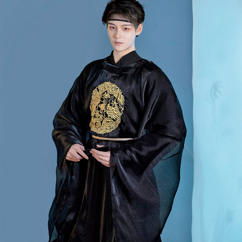 carisay)汉服男装古装青少年古风成人中国风中式服装走秀衣服春季高端