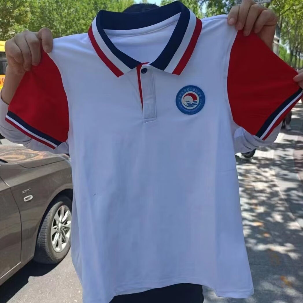 齐刻夏天小学生校服班服整套山东滨州清怡小学2021级新款夏款校服体恤