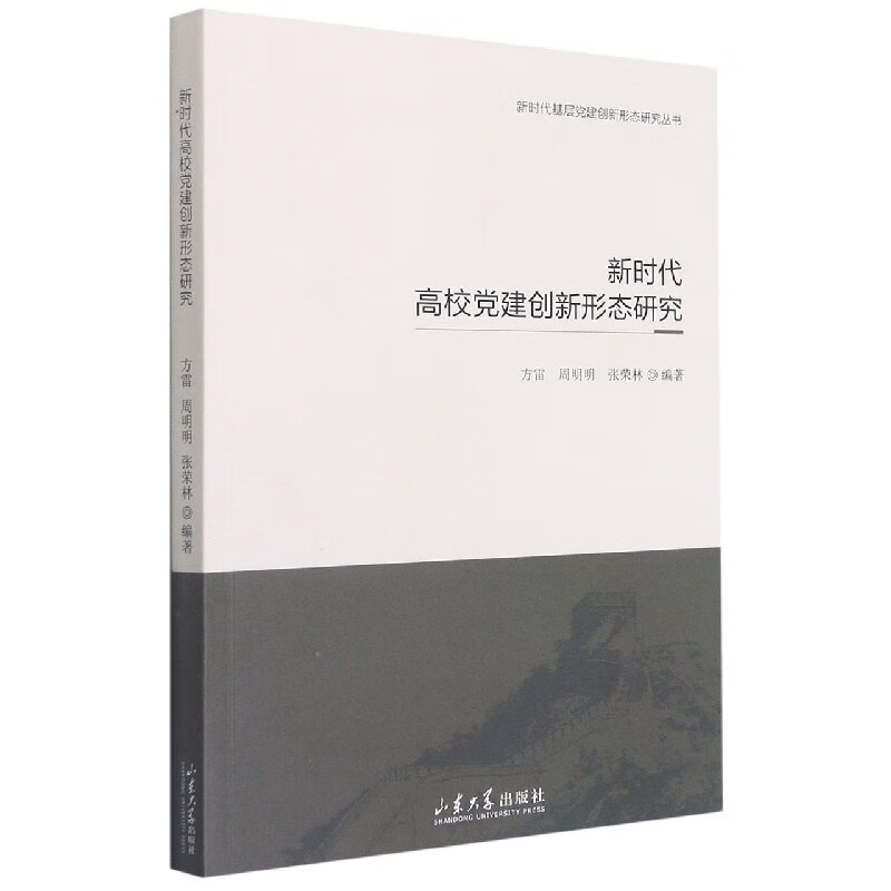 新时代高校党建创新形态研究/新时代基层党建创新形态研究丛书