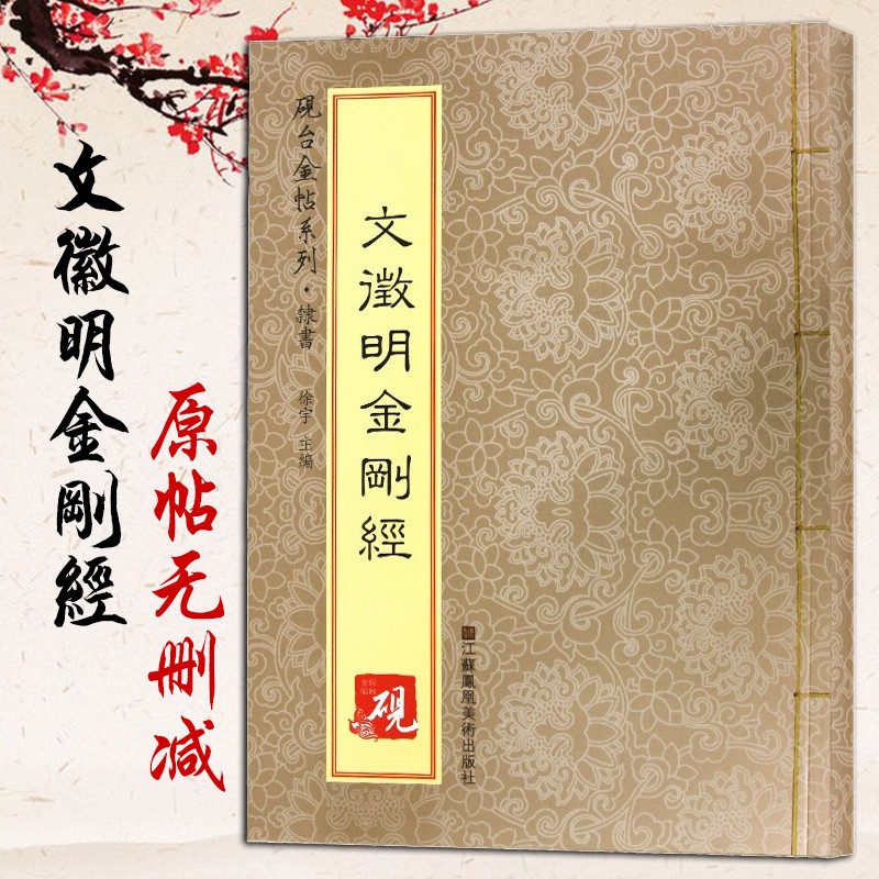 【教程+原贴+可平摊】 新版 文征明金刚经 小楷放大正版书法字帖历代碑帖 硬笔毛笔硬笔钢笔繁体字