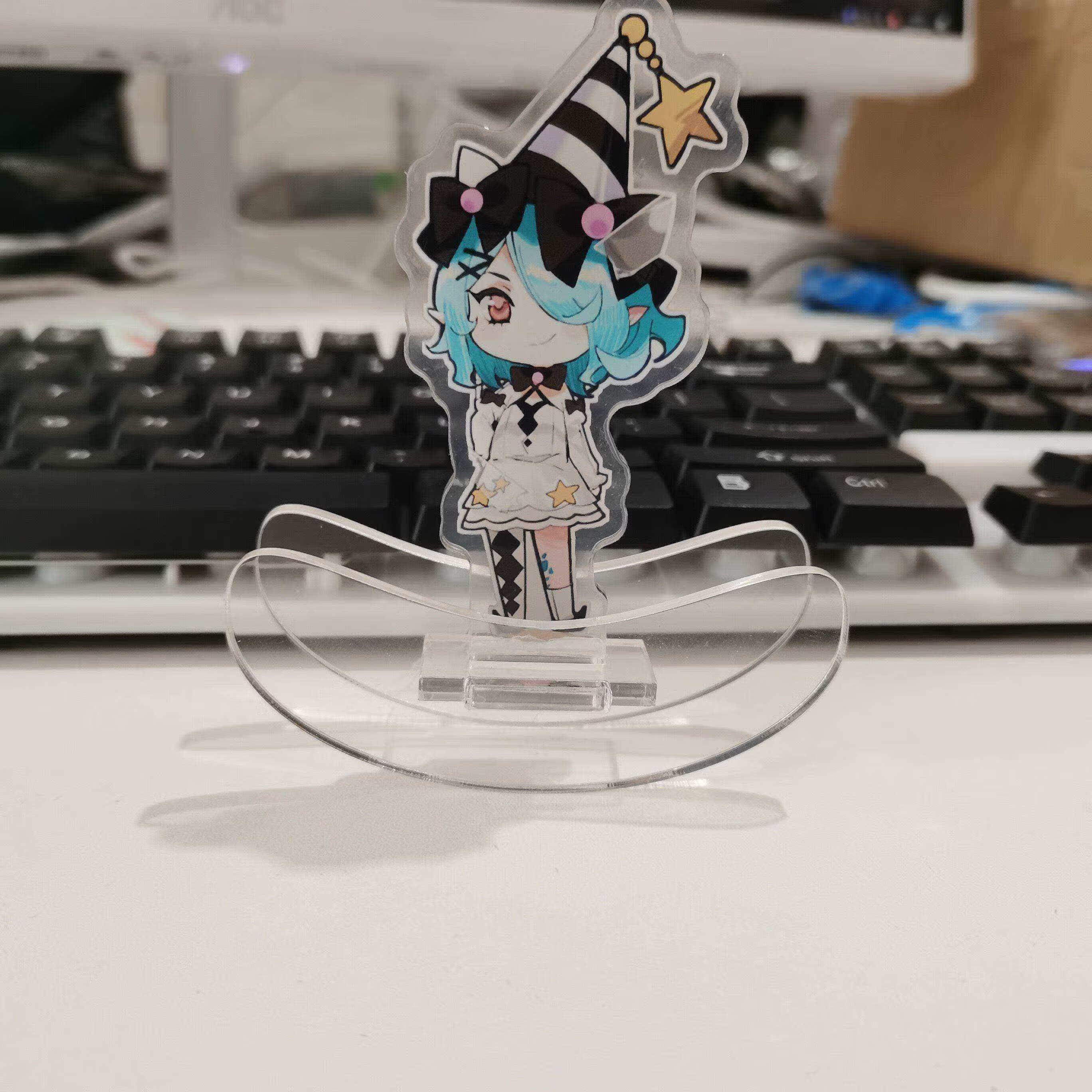 利瑞芬娜恰无期迷途周边摇摇乐动漫双面亚克力桌面立牌弹簧车载摆件