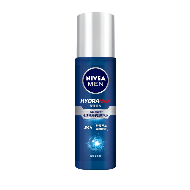 妮維雅（NIVEA） 男士水活暢透精華水150ml 保濕水爽膚水男士護膚補水保濕 水活暢透多效精華水150ml