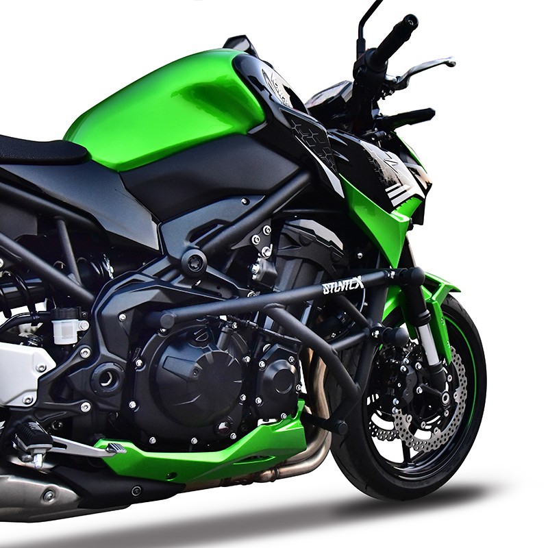 stuntcx司当克斯stuntcx适用川崎z900护杠竞技杠弹簧缓冲防杠护架防摔