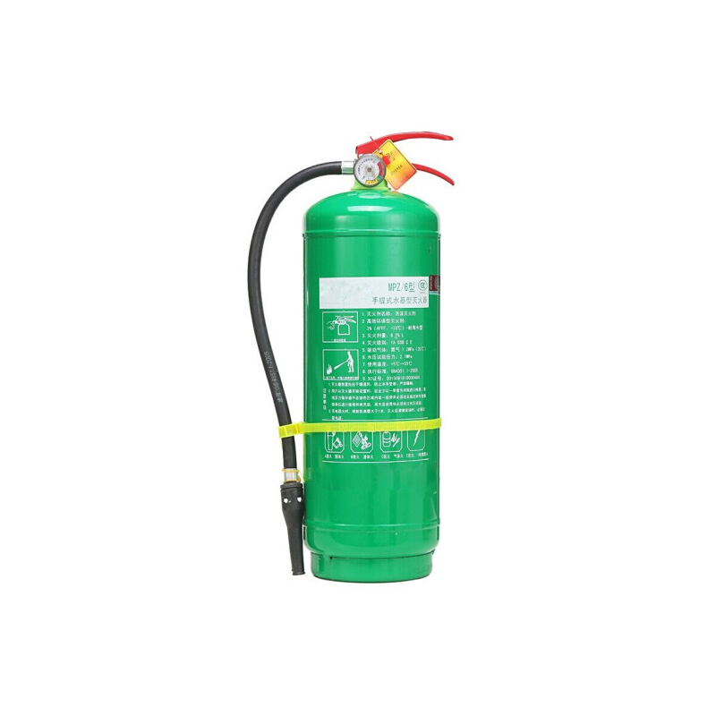 鸣宇 mpz/6 手提式水基型灭火器 工厂公司用均灭火器车载灭火器6l