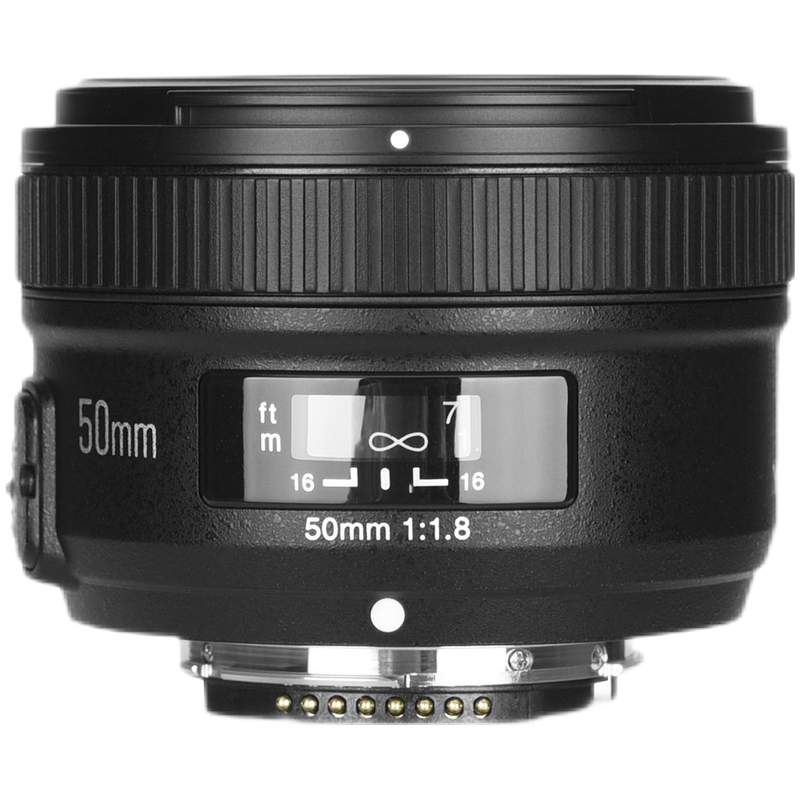 ��ŵ��YONGNUO�� YN50mm F1.8���Ȧ�Զ��Խ���ͷ������ͷ 50 F1.8����EF�ڶ��� �� ����