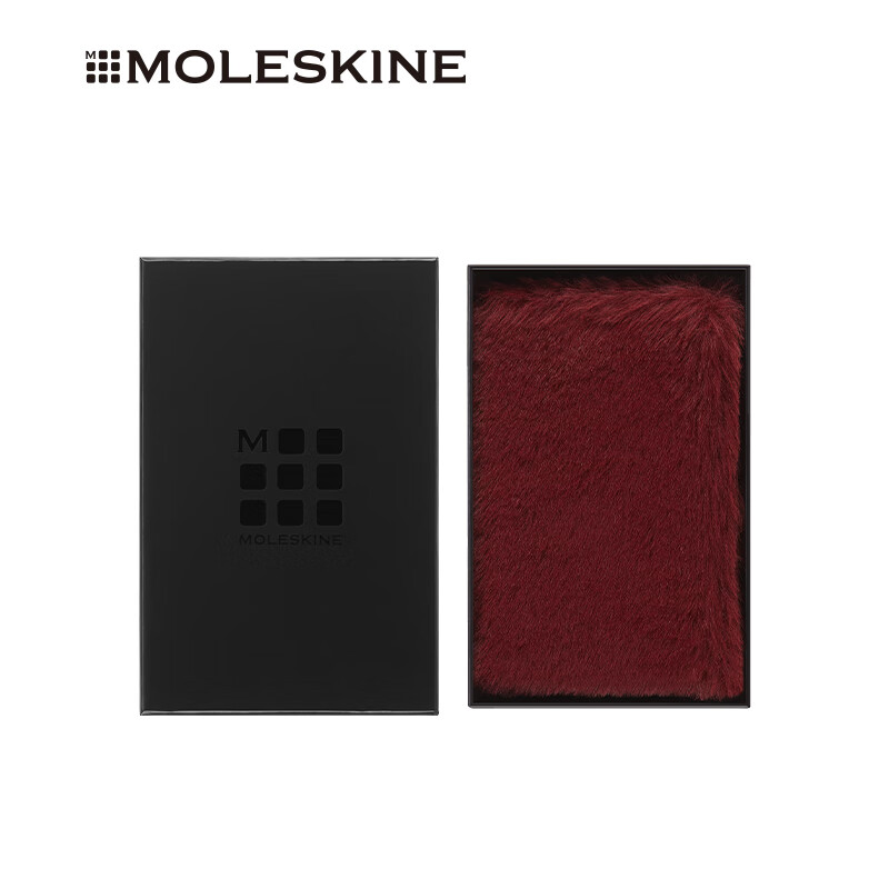 MOLESKINE意大利 柔软系列笔记本人造毛皮封面迷你型纯白书写办公文具礼盒装 送礼佳选