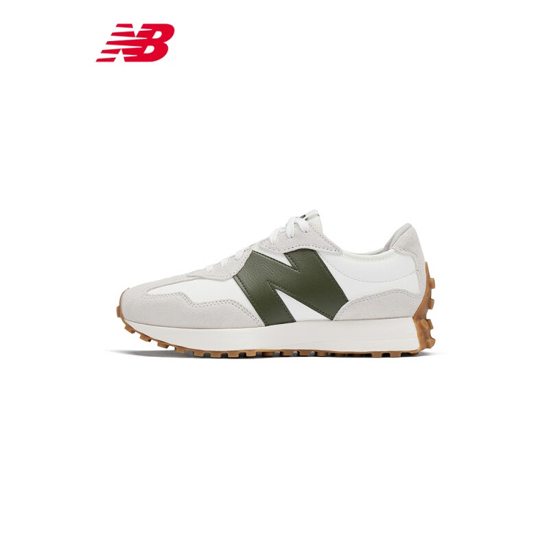 NEW BALANCE NB官方男女情侣复古经典百搭运动休闲鞋MS327ASN 白色/灰白色 MS327ASN 36 脚长22CM