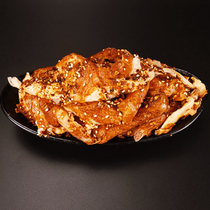 凤起 正宗德州麻油鸡500g 德州脱骨扒鸡五香鸡 麻辣味扒鸡烧鸡下酒菜 麻油鸡
