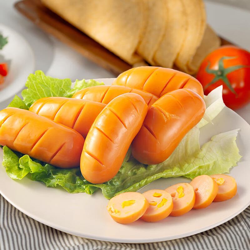 双汇玉米热狗肠火腿肠即食香肠休闲零食玉米香肠 400g玉米热狗肠40g*