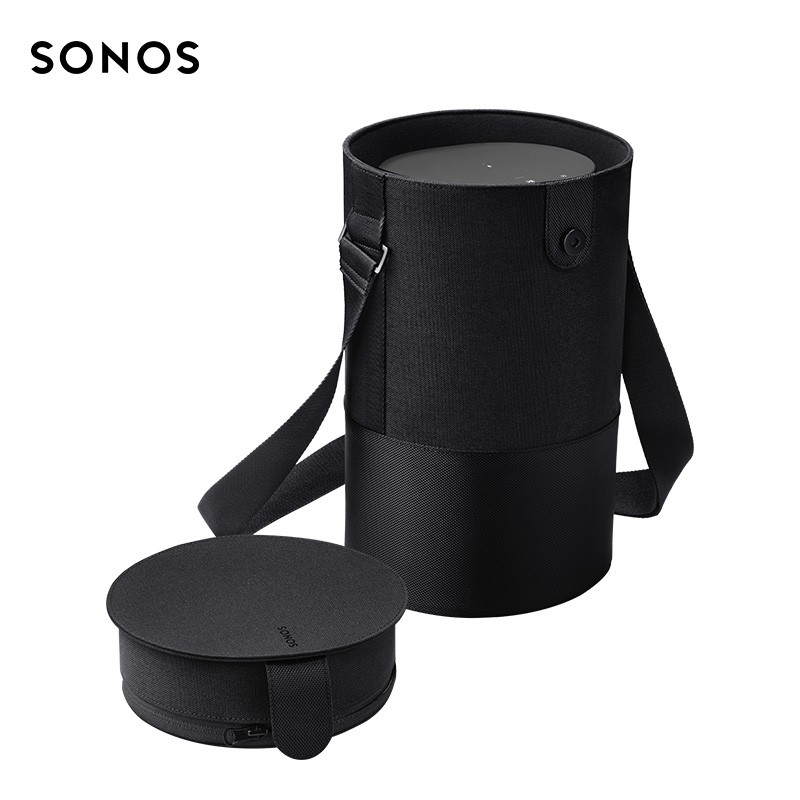SONOS 蓝牙便携音响收纳包 保护包 外出便携单肩背包 适用于：move背包S17（黑色）