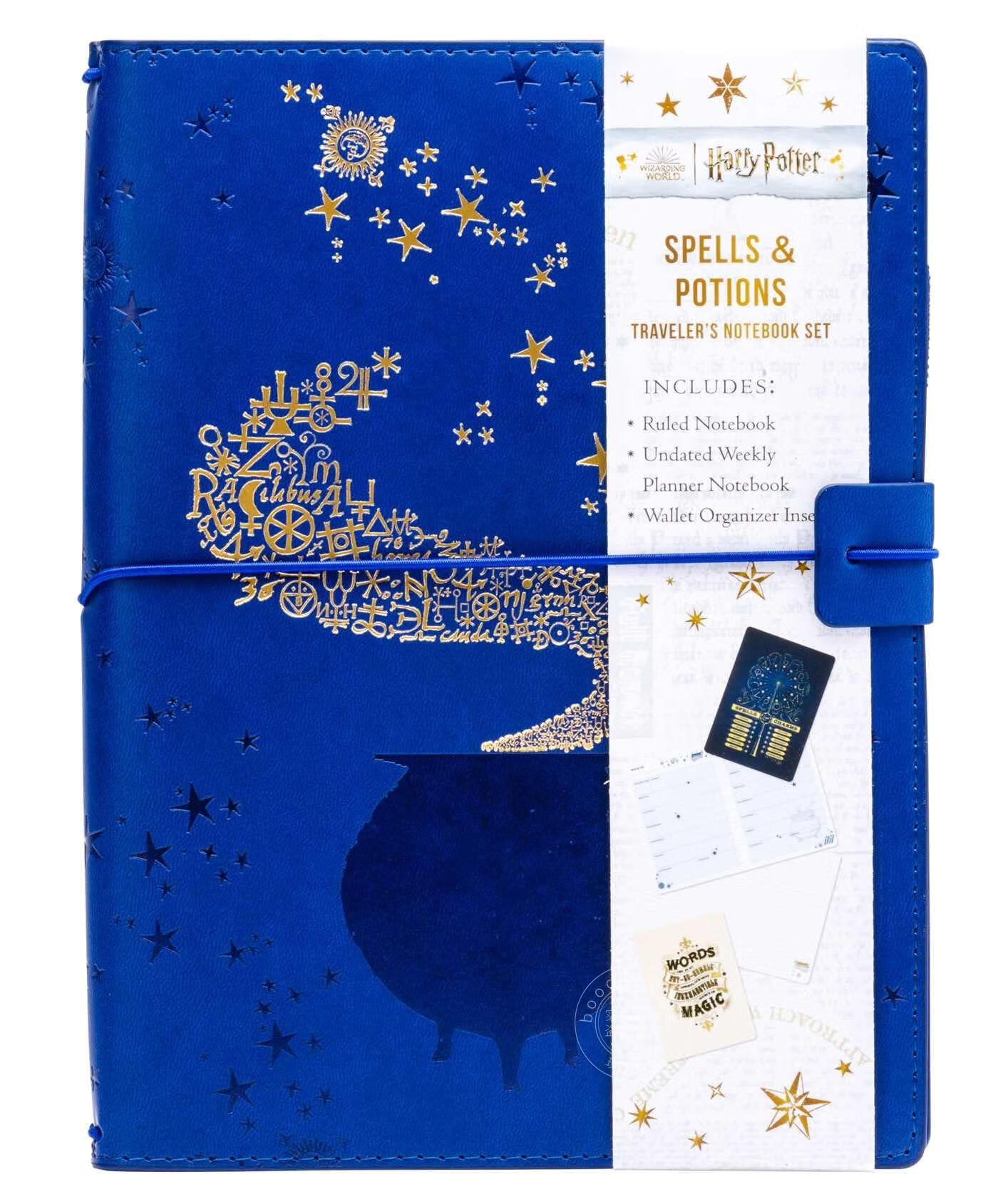 英文原版 harry potter: spells and potions travelers notebook
