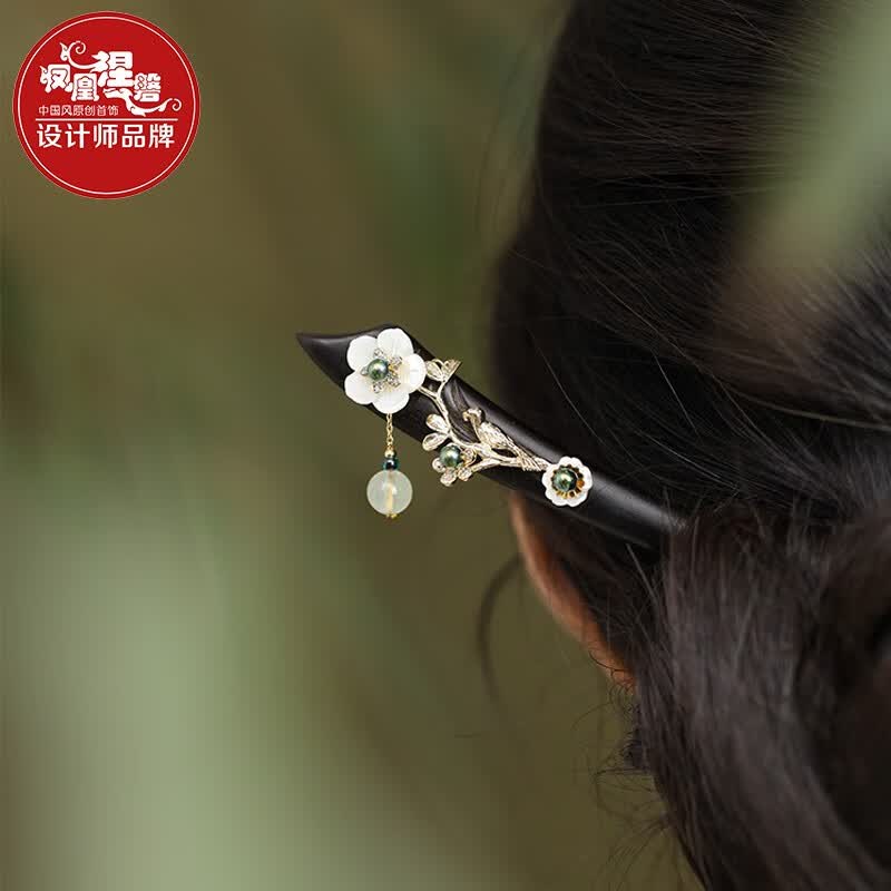凤凰涅磐发簪古风黑檀木簪子汉服步摇发饰桃木送女友手工七夕情人节礼物属于什么档次？