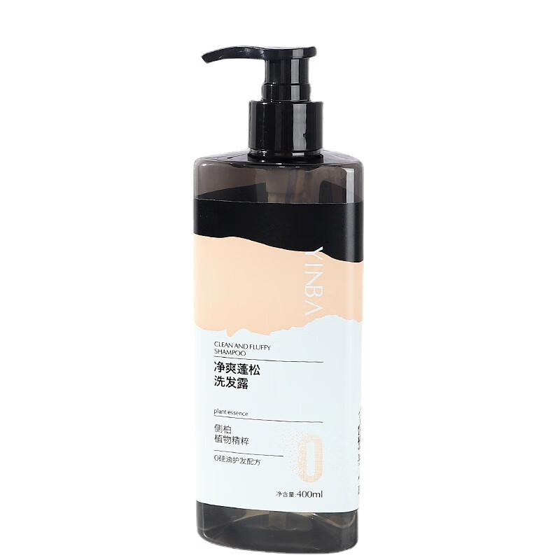 茵芭净爽蓬松洗发水柔顺清爽去屑洗发露yinba (1瓶)400ml