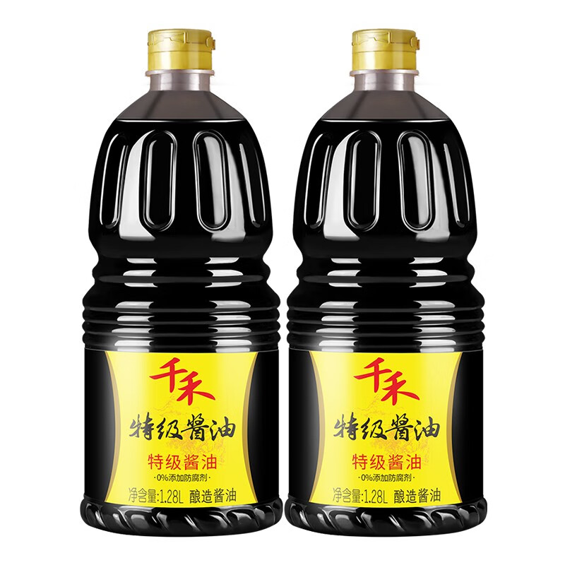 千禾酱油  非0添加  粮食酿造 特级生抽酱油1.28L*2瓶怎么看?