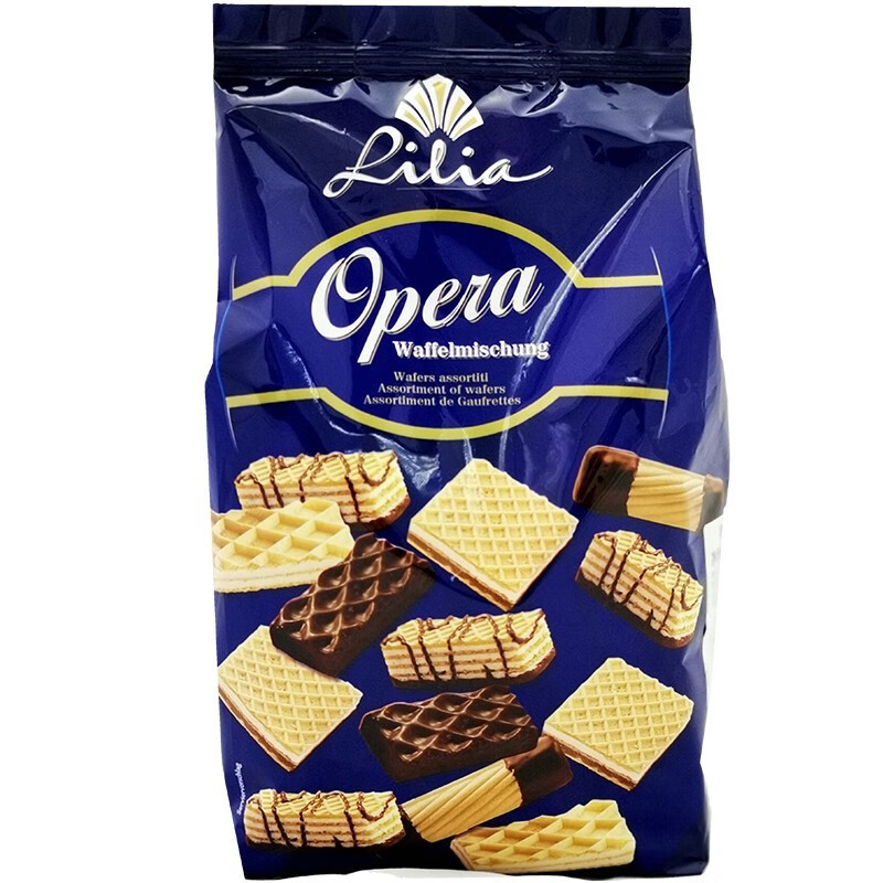 食怀德国进口莱亚精选混装巧克力威化华夫曲奇饼干休闲