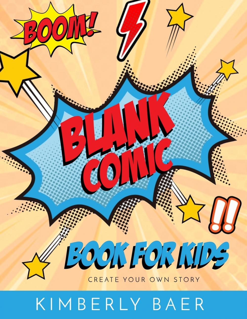 【预售 按需印刷】kids comic book use these blank comic sketch