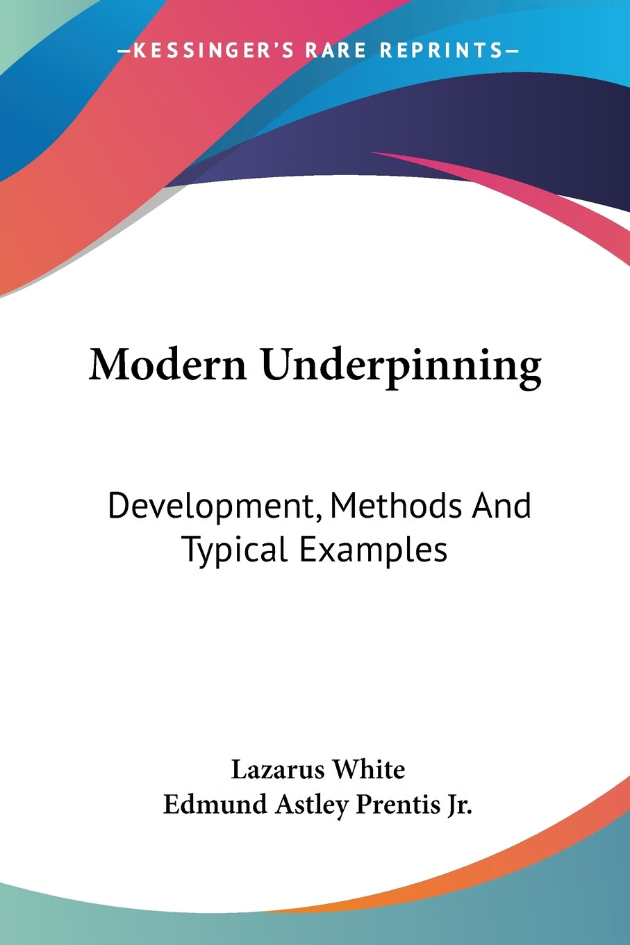【预售 按需印刷】modern underpinning