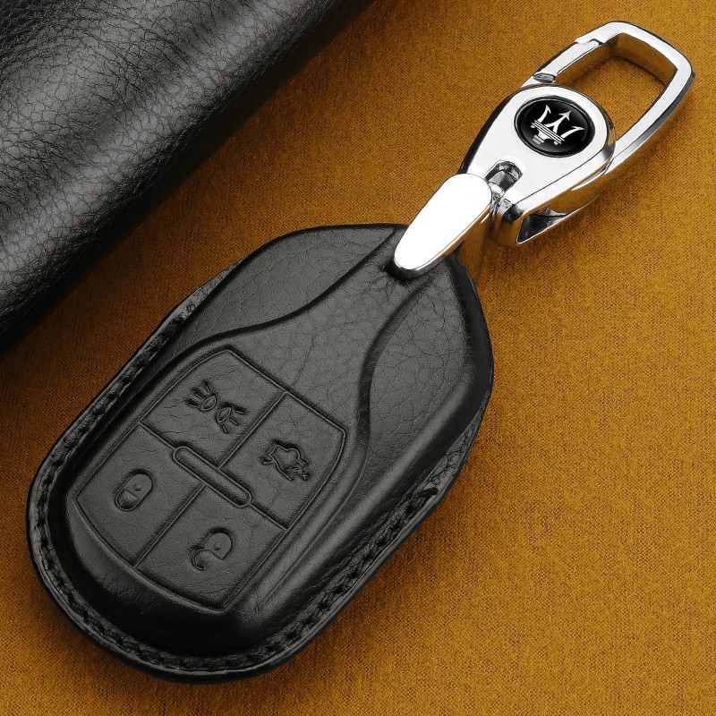 胤汝(yin ru)适用玛莎拉蒂吉博力钥匙套ghibli莱万特levante总裁钥匙