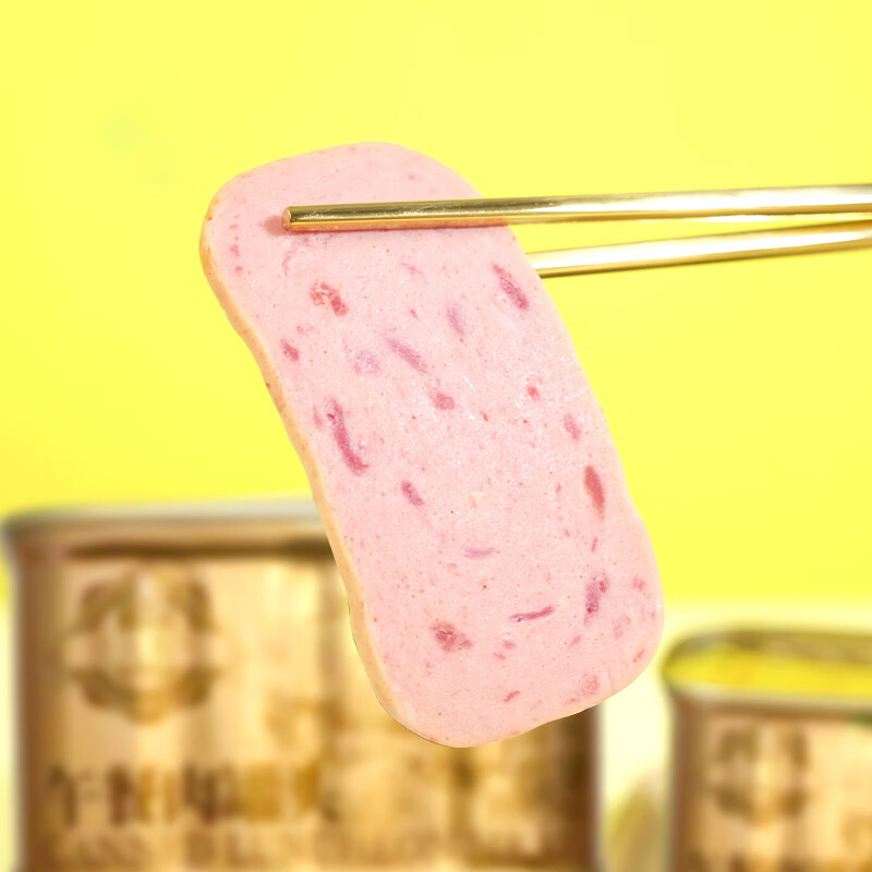 俄瓦斯号 午餐肉罐头方便面螺蛳粉火锅搭档火腿肠烧烤食材零食火锅罐头 午餐肉罐头200g*3罐