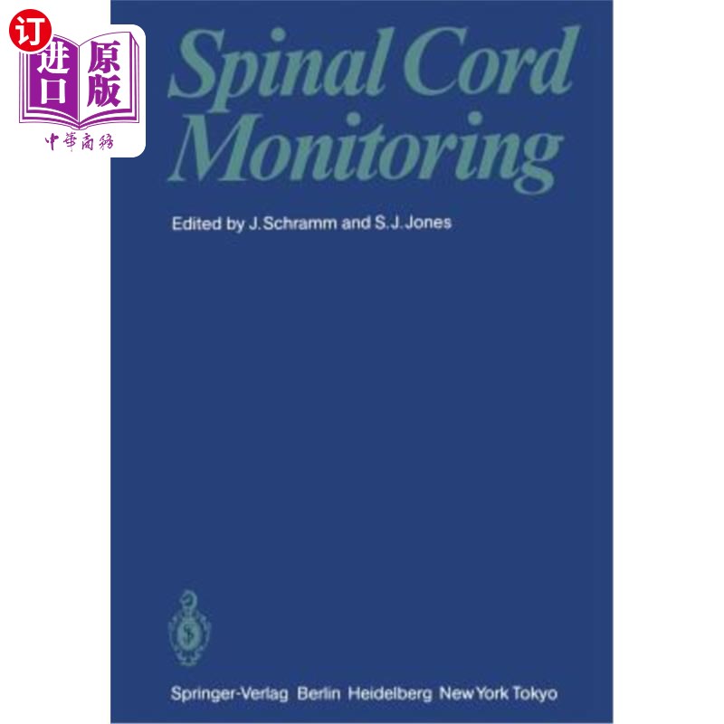 海外直订医药图书spinal cord monitoring 脊髓监测