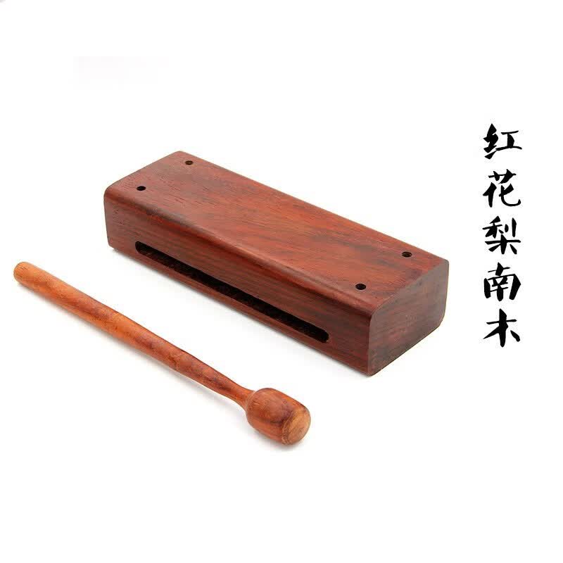 jia红花梨中音南梆子非洲紫檀戏剧戏曲方梆子京剧梆子木鱼打击乐器