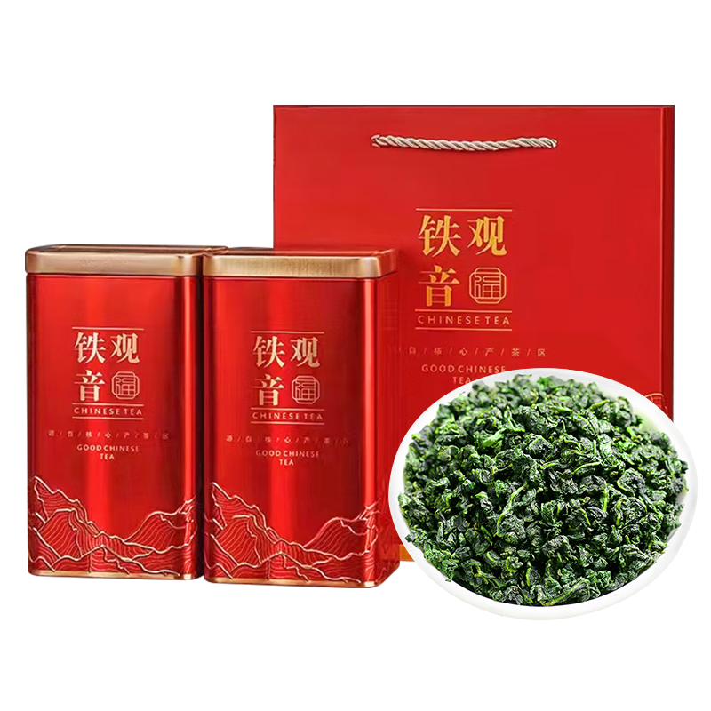 中广德盛 一级 铁观音 250g*2罐 礼盒装