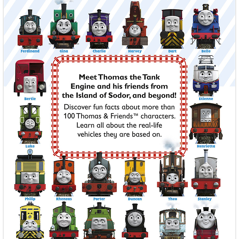 托马斯和他的朋友们人物百科全书 thomas & friends dk出版英文精装