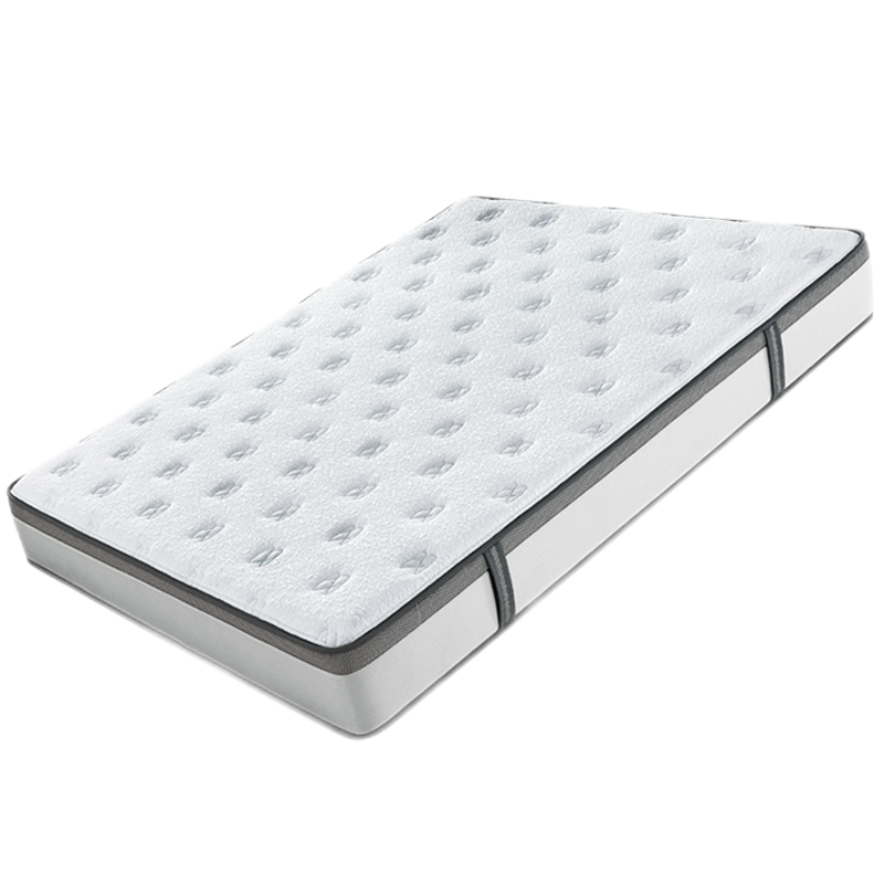 好莱客双人床垫 进口天然乳胶黄麻棕 独立弹簧护脊防噪音床垫子 抗菌透气排湿面料 软硬两用床垫 1800*2000*270H