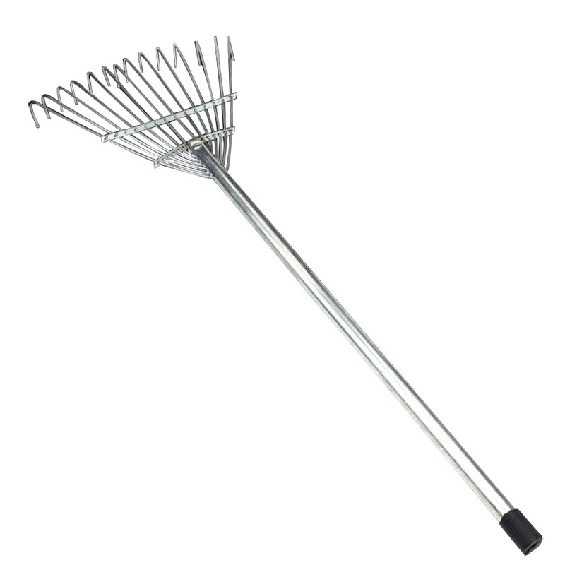 卡质 kazhi 14齿钢丝耙 扫地耙树落叶耙 草耙子农用搂草扫树叶耙落叶