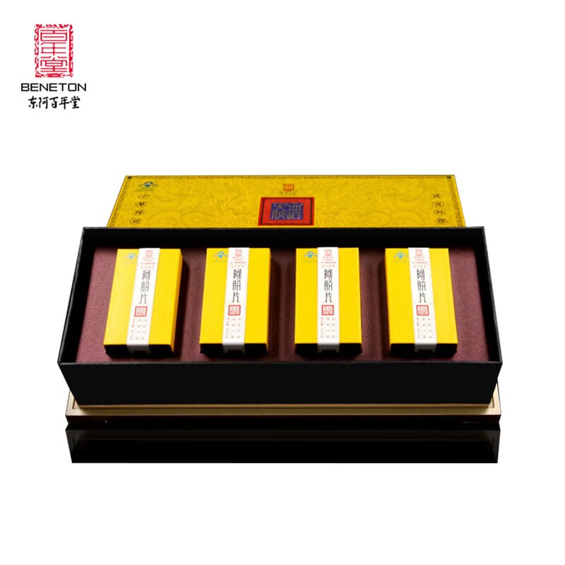 山东东阿百年堂阿胶片阿胶块血珀天胶375g